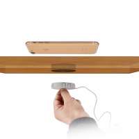 Invisible Built-in furniture Qi Wireless Charger 10W under table long distance embedded Qi charging for airport office table