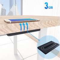 Best selling Long charging range 30mm under table wireless charger Design For Furniture