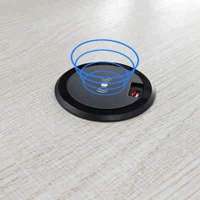 gadgets electronic 2020 embedded desktop USB port wireless charger qi charger under table