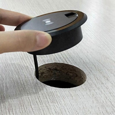 High quality  Furniture wireless charger mountable embedded USB office desk QC3.0 wireless charger