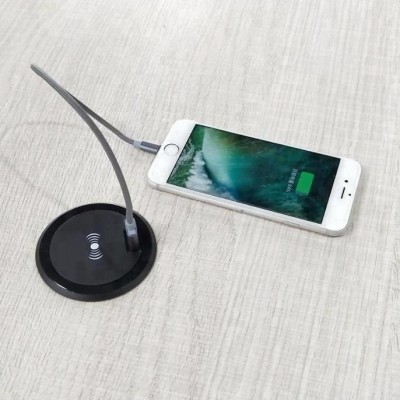 new 2020  phone accessory for smartphone 10W  charging furniture embedded desk wireless charger