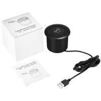 SIYOUNI  10W Embedded Furniture wireless charger with Two USB Outputs